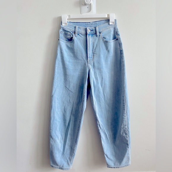 Arizona Jean Company Highest Rise Balloon Jeans Light Washed Size 1-2 - Picture 1 of 7